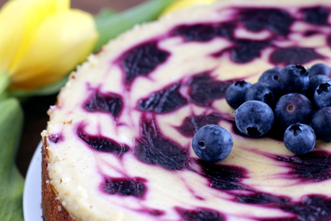 American Cheesecake mit Blaubeeren | lieblingsmahl
